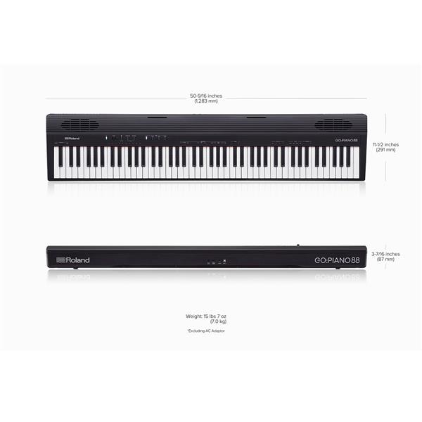 Roland ローランド 88鍵盤 電子キーボード GO-88P ☆2023年製 Amazon | Roland ローランド 電子ピアノ DigitalPiano GO