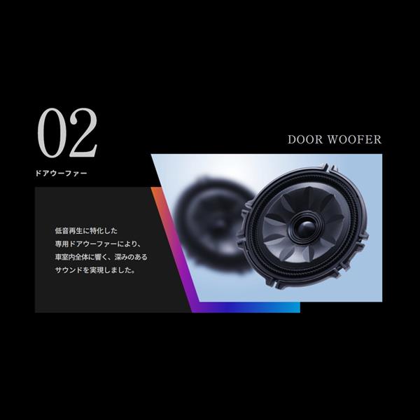 ALPINE メティオサウンド デリカD:5専用/ルーフスピーカー/ドア