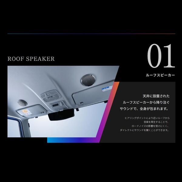 ALPINE メティオサウンド N-BOX (5 6系) 専用 ルーフスピーカー