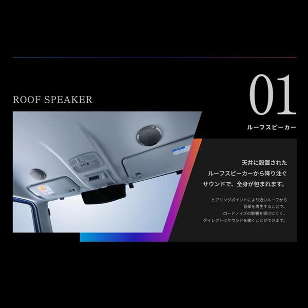 ALPINE メティオサウンド【ノート(13系)専用/ルーフスピーカー/ドア