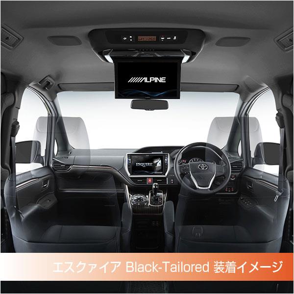 ALPINE KTX-Y2005BK 12.8型リアビジョン取付キット ノア/ヴォクシー/エスクァイア サンルーフ無車専用・黒 | ノジマオンライン