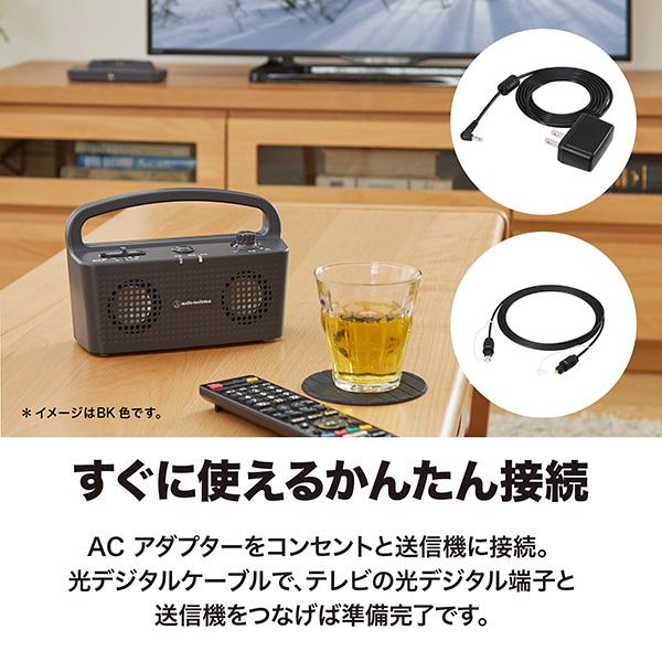 【新品未使用】audio-technica お手元テレビスピーカー　元箱入り