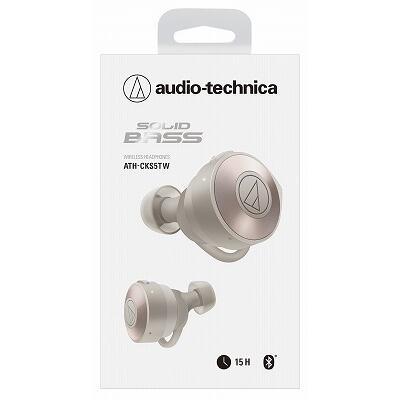 audiotechnica ATH-CKS5TW-KH イヤホン SOLIDBASS【ワイヤレス(左右分離)/Bluetooth/リモコン・マイク対応/ カーキ】 | ノジマオンライン