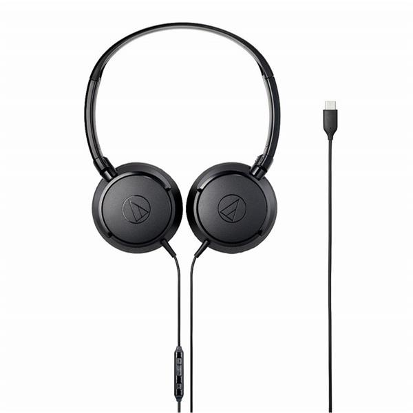 audiotechnica ATH-S120C-BK ヘッドホン【有線/Type-C/マイク audiotechnica ATH-S120C-BK ヘッドホン【有線/Type-C/マイク