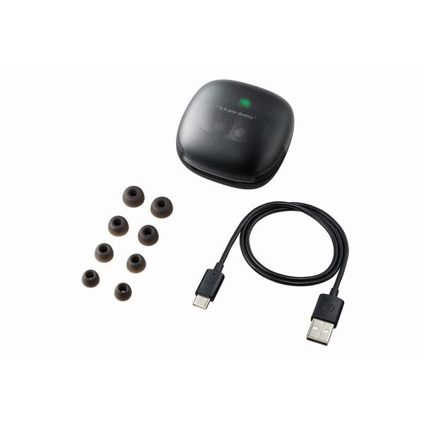 オーディオテクニカ イヤホン 左右分離 Bluetooth ノイズ