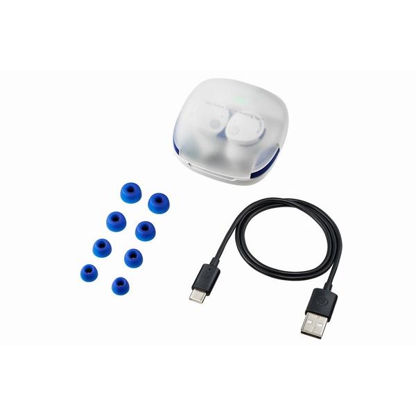 オーディオテクニカ イヤホン 左右分離 Bluetooth ノイズ