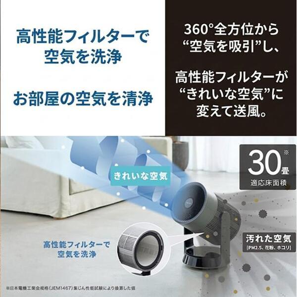 サーキュレーター　空気清浄機能付き アピックス 空気清浄機能付きサーキュレーター APIX[PM2.5 99%除去/12