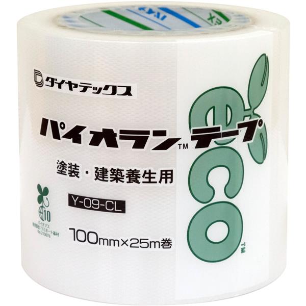 パイオラン 塗装養生用テープ 100mmx25m クリア Y09CL-100MM | ノジマ