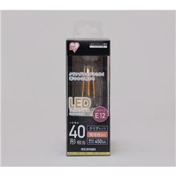 アイリスオーヤマ LED アイリスオーヤマ LEDフィラメント電球 E12タイプ40形相当 電球色 非調