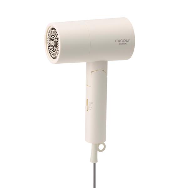 アイリスオーヤマ イオンドライヤー MiCOLA オフホワイト HDR-M101-W