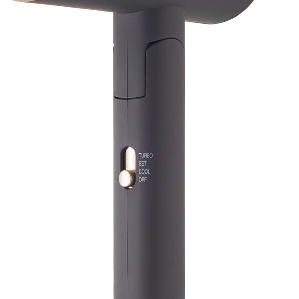 アイリスオーヤマ イオンドライヤー MiCOLA ダークグレー HDR-M201-H