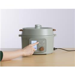 アイリスオーヤマ KPC-MA3-G 電気圧力鍋 ピスタチオグリーン 動作確認済 アイリスオーヤマ 電気圧力鍋 3L ピスタチオグリーン KPC-MB3-G