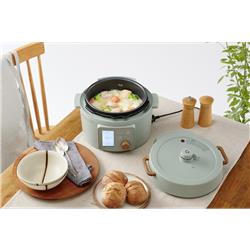 アイリスオーヤマ 電気圧力鍋 3L ピスタチオグリーン KPC-MB3-G