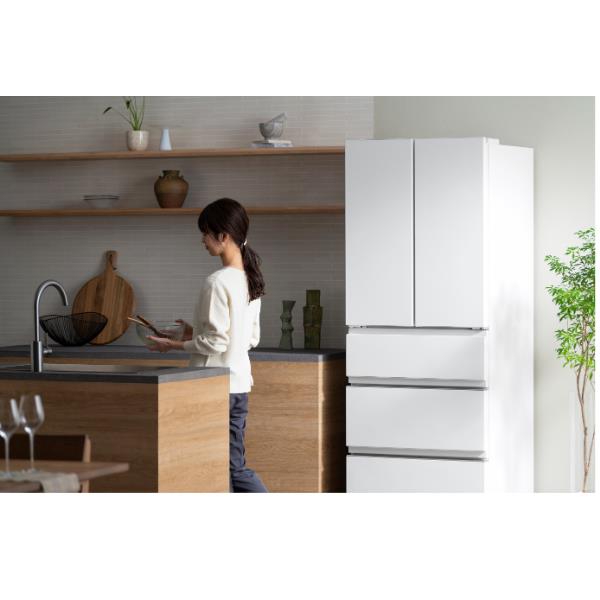 アイリスオーヤマ 冷凍冷蔵庫 [5ドア/観音開き/428L/シルキーホワイト