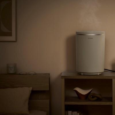 アイリスオーヤマ スチーム式加湿器 400ml 丸洗い モカ KHM-MHU401-C