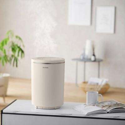アイリスオーヤマ スチーム式加湿器 400ml 丸洗い モカ KHM-MHU401-C
