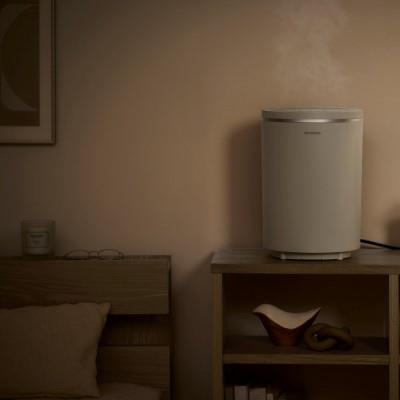 アイリスオーヤマ スチーム式加湿器 600ml 丸洗い モカ KHM-MHU601-C