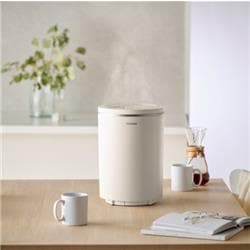 【新品未使用品】アイリスオーヤマ 丸洗いスチーム式加湿器 600ml ライトモカ アイリスオーヤマ スチーム式加湿器 600ml 丸洗い モカ KHM-MHU601-C