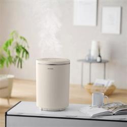 アイリスオーヤマ スチーム式加湿器 600ml 丸洗い モカ KHM-MHU601-C