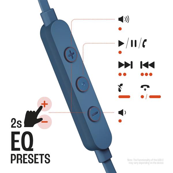 JBL 有線イヤホン JBL Tune 310C USB【USB Type-C接続イヤホン】ブルー