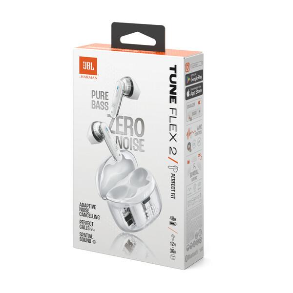 JBL JBLTFLEX2GWHT 完全ワイヤレスイヤホン JBL TUNE FLEX2