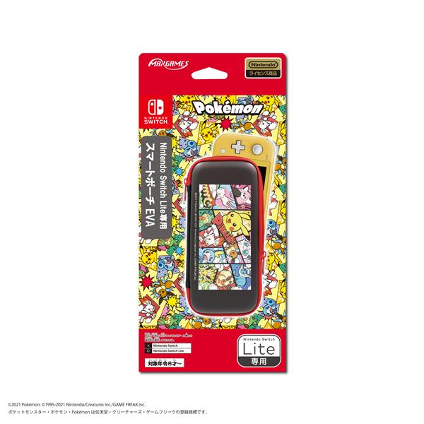 【Switch】 Nintendo Switch Lite専用スマートポーチEVAポケットモンスター コミック HROP-02PMC