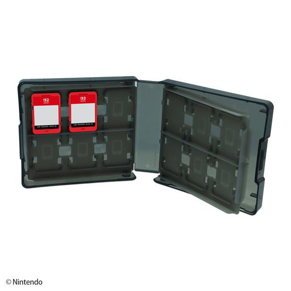 Switch2】 カードケース カードポケット24 ブラック | ノジマオンライン