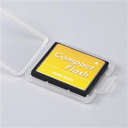 サンワサプライ メモリーカードクリアケース（CFカード用・6個セット