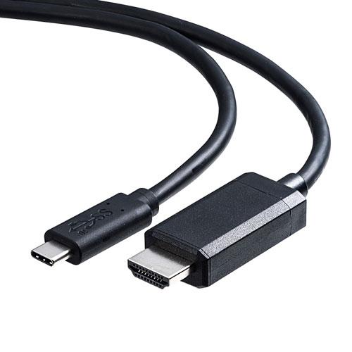 テレビ/映像機器 その他 SANWA SUPPLY KC-ALCHD30 TypeC-HDMI変換ケーブル 3m | ノジマオンライン