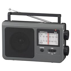 オーム電機 AudioComm_ポータブルラジオ[AM・FM/コンセント・電池の2 オーム電機 AudioComm_ポータブルラジオ[AM・FM/コンセント・電池の2