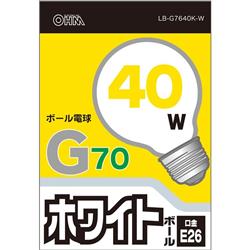 オーム電機 LB-G7640K-W