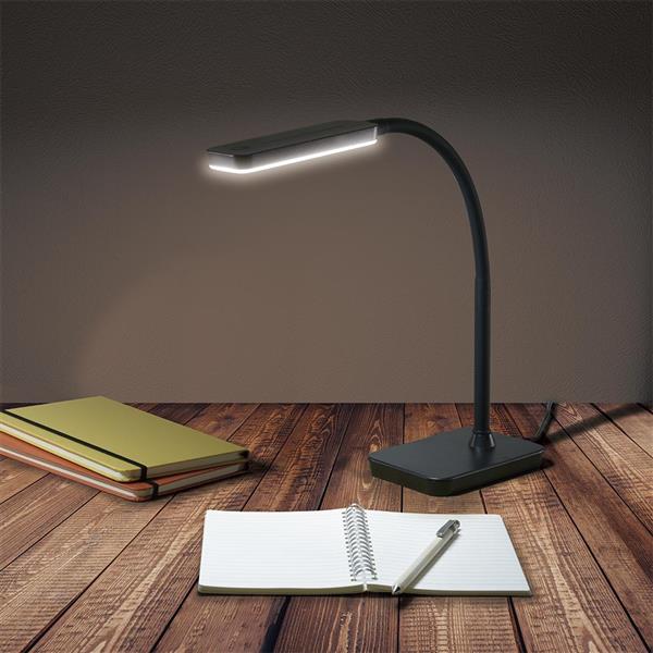 オーム電機 LEDデスクスタンド 500lm ブラック DS-LS16D-K | ノジマ