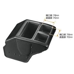 ReFa4CARAT 専用ボックス付き 棚付きボックスミラー ラワン | KB-AC018-04-G141 | ミラー | 洗面