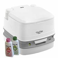 【クリックで詳細表示】PortaPotti QUBE ポルタポッティキューブ 水洗式ポータブルトイレ ホワイト PPQ345
