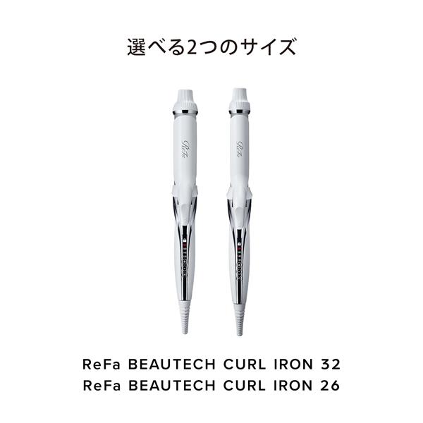 【新品未使用】MTG ReFa BEAUTECH CURL IRON 26 ReFa - MTG ReFa BEAUTECH CURL IRON 26 RE-AG00A リファビュー