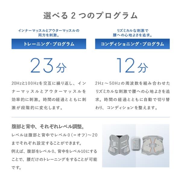 SIXPAD シックスパッド メディカルコアS（SIXPAD Medical Core グレー
