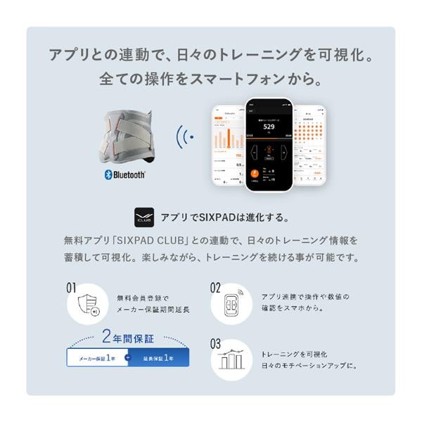 SIXPAD シックスパッド メディカルコアS（SIXPAD Medical Core グレー
