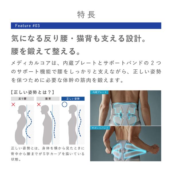 SIXPAD シックスパッド メディカルコアM（SIXPAD Medical Core グレー