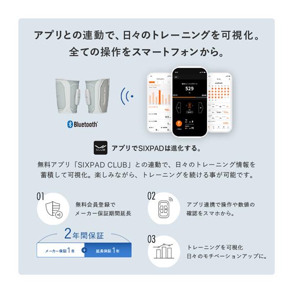 SIXPAD シックスパッド レッグベルト2（SIXPAD Leg Belt 2 S-Mサイズ