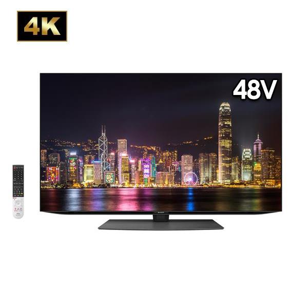 SHARP 4T-C48CQ1 4K有機ELテレビ【48V型/BS・CS 4Kダブルチューナー