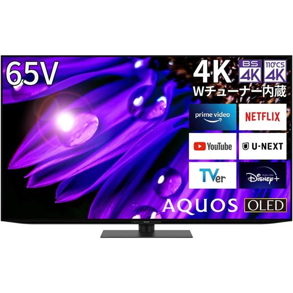 SHARP 4T-C65EQ1 4K有機ELテレビ AQUOS(アクオス) EQ1ライン