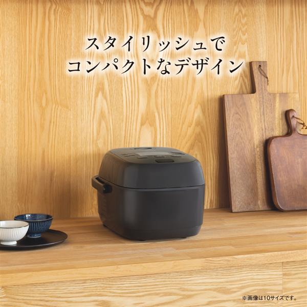 ZOJIRUSHI NWCA10-BA 圧力IH炊飯ジャー【5.5合炊き/鉄器コート黒まる厚