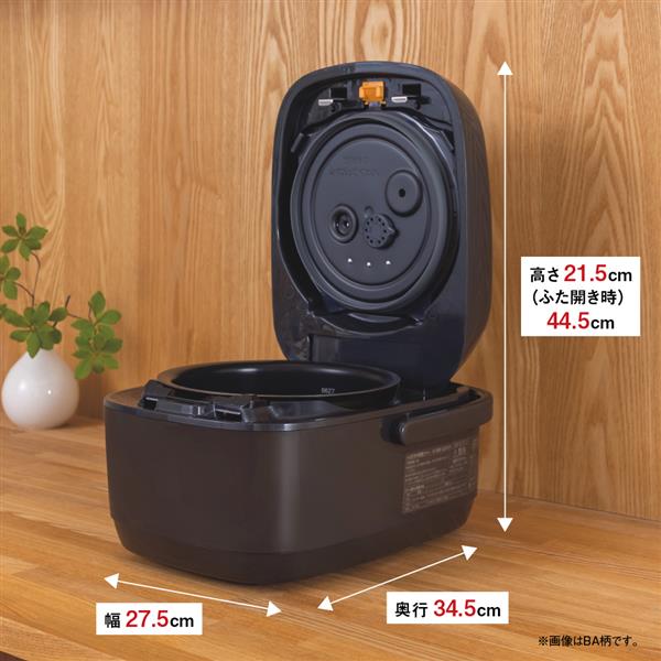 ZOJIRUSHI NWCA10-WA 圧力IH炊飯ジャー【5.5合炊き/鉄器コート黒まる厚釜/わが家炊き/ホワイト】 | ノジマオンライン