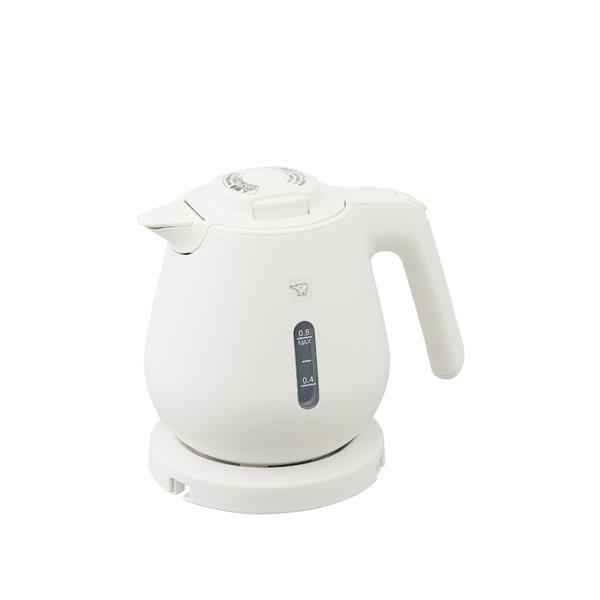 ZOJIRUSHI CK-DB08-WA 電気ケトル【0.8L/800mL/1300W/約60秒/6つの安全