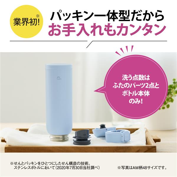ZOJIRUSHI SMWS48-GM ステンレスマグ【水筒/480ml/シームレス