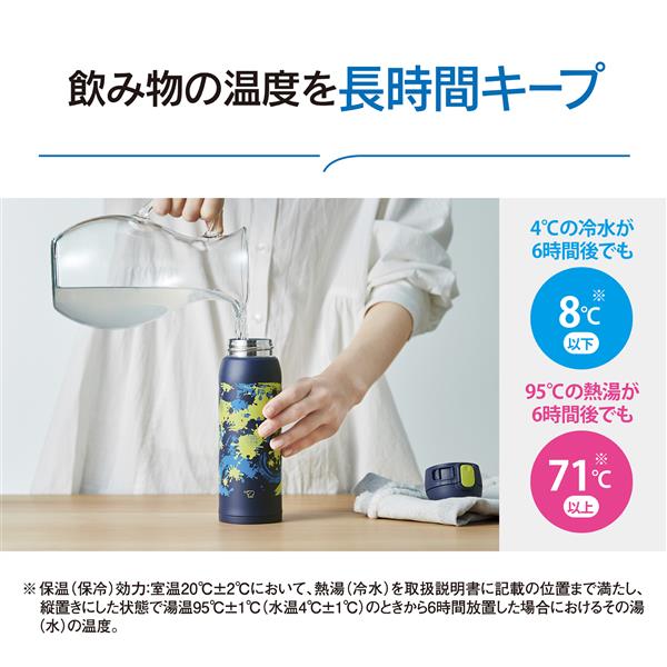 象印マホービン ステンレスマグ[480ml/かっこいい/ネイビー] SM-WM48