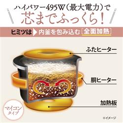 象印マホービン マイコン炊飯ジャー 3合炊き 495W ソフト