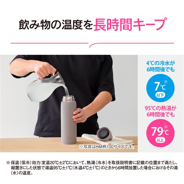 象印マホービン ステンレスマグ［800ml/食洗機対応/ミネラルグレー