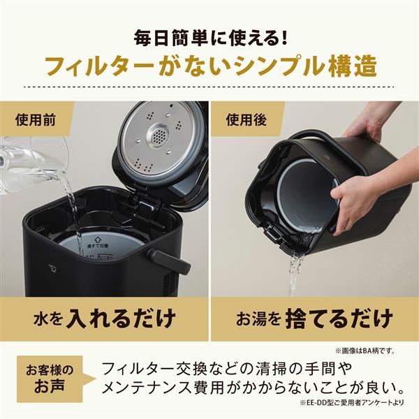 象印 加湿器 STAN.シリーズ 容量4.0L 加湿能力480mL/h ホワイト