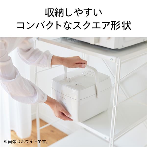 ツインバード IH炊飯器[3合/3mm厚丸釜/ブラック］ RM-D793B | ノジマ